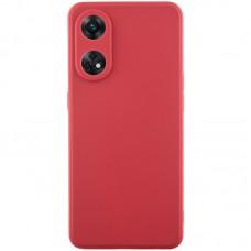 Силіконовий чохол Candy Full Camera для Oppo Reno 8 T 4G Червоний / Camellia