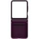 Шкіряний чохол Leather Case (AAA) для Samsung Galaxy Z Flip5 Purple