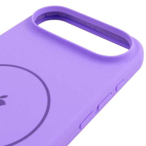 Чохол Silicone Case Full Protective (AA) V2 with MagSafe для Apple iPhone 17 Air (6.5") Бузковий / Dasheen