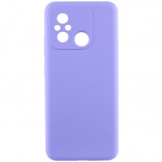 Чохол Silicone Cover Lakshmi Full Camera (AAA) для Xiaomi Redmi 12C Бузковий / Dasheen