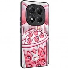 TPU+PC чохол Prisma Fluffie для Xiaomi Redmi Note 14 Pro 4G Strawberry