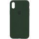 Чохол Silicone Case Full Protective (AA) для Apple iPhone X / XS (5.8") Зелений / Cyprus Green
