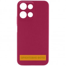 Чохол Silicone Cover Ummi Lakshmi Full Camera (AA) для Motorola Moto G86 5G Бордовий / Marsala