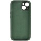 Чохол Silicone Case Full Camera Protective (AA) NO LOGO для Apple iPhone 14 Plus (6.7") Зелений / Cyprus Green