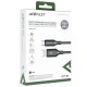 Дата кабель Acefast C17-04 USB to Type-C 3A (1.2m) Black