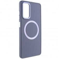 TPU чохол Bonbon Metal Style with MagSafe для Samsung Galaxy A25 5G Сірий / Lavender