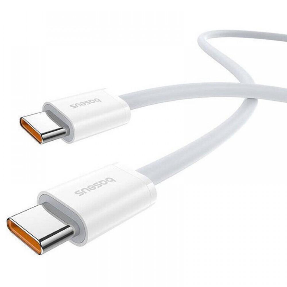 Дата кабель Baseus Superior 2 Fast Charging Type-C to Type-C 100W (1m) (P10365200211-03) Moon White