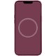 Чохол Silicone case (AAA) with Magsafe and Animation для Apple iPhone 12 Pro / 12 (6.1") Бордовий / Plum