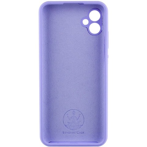 Чохол Silicone Cover Lakshmi Full Camera (AA) with logo для Samsung Galaxy A06 Бузковий / Dasheen