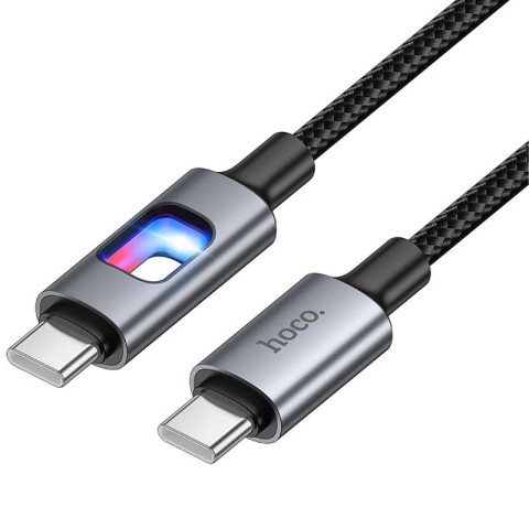 Дата кабель Hoco U144 New Type-C to Type-C 60W (1.2m) Black