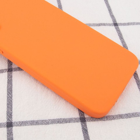 Чохол Silicone Case Square Full Camera Protective (AA) NOLOGO для Apple iPhone XR (6.1") Помаранчевий / Papaya