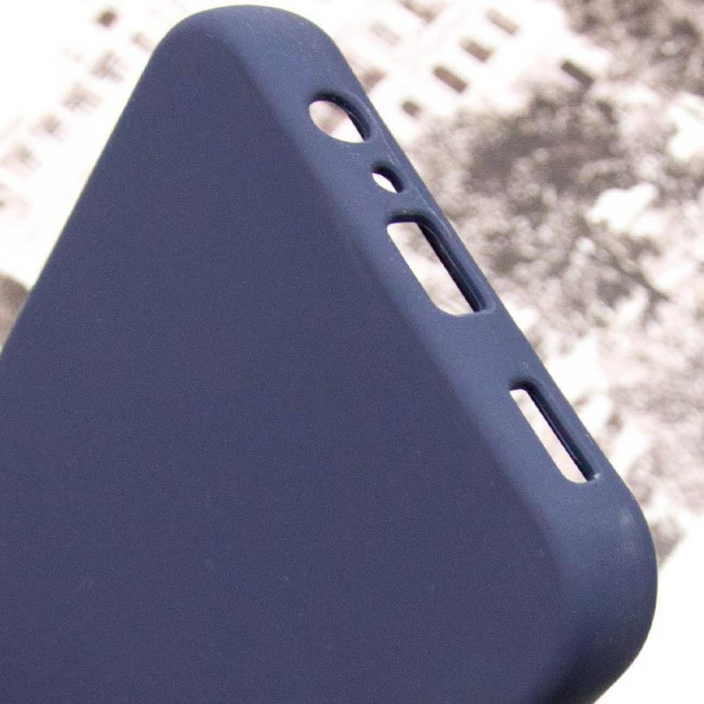 Чохол TPU GETMAN Liquid Silk Full Camera для Samsung Galaxy M34 5G Синій / Midnight Blue