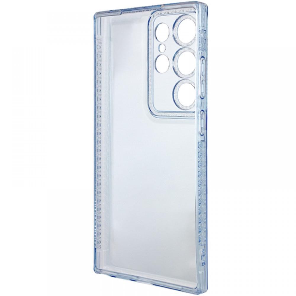 Чохол TPU Starfall Clear для Samsung Galaxy S23 Ultra Блакитний