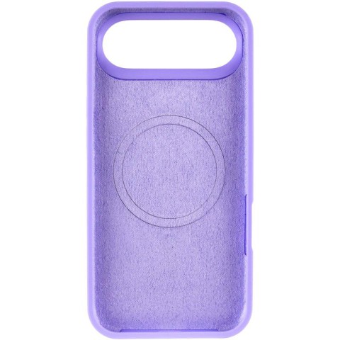 Чохол Silicone Case Full Protective (AA) V2 with MagSafe для Apple iPhone 17 Air (6.5") Бузковий / Dasheen