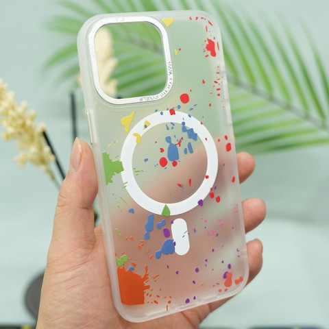 Чохол TPU+PC Flush with MagSafe для Apple iPhone 15 (6.1") White