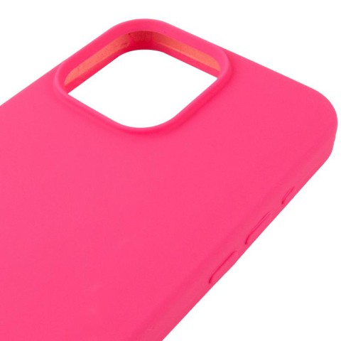 Чохол Silicone Case (AA) Logo with MagSafe для Apple iPhone 15 Pro (6.1") Рожевий / Barbie pink