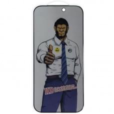 Захисне скло Privacy 5D Anti-Static (тех.пак) для Apple iPhone 17 Pro (6.3") Чорний