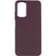 TPU чохол Bonbon Metal Style для Samsung Galaxy A54 5G Бордовий / Plum