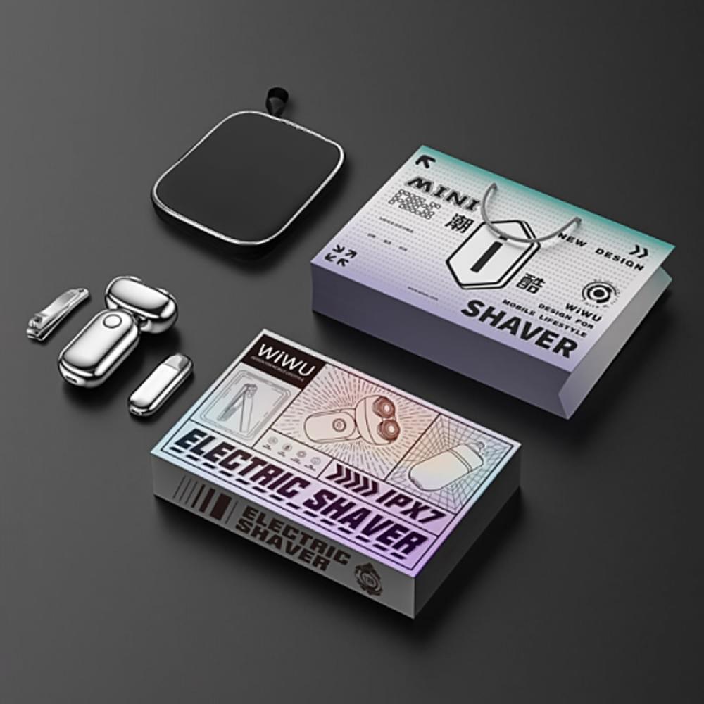 Портативна електробритва WIWU Wi-SH005 3 in 1 gentleman Shaver sets Silver