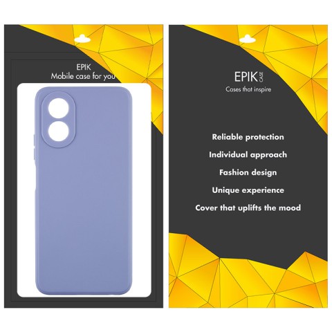 Силіконовий чохол Candy Full Camera для Oppo A78 4G Блакитний / Mist blue