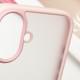 TPU+PC чохол Metal Buttons для Apple iPhone 16 (6.1") Рожевий