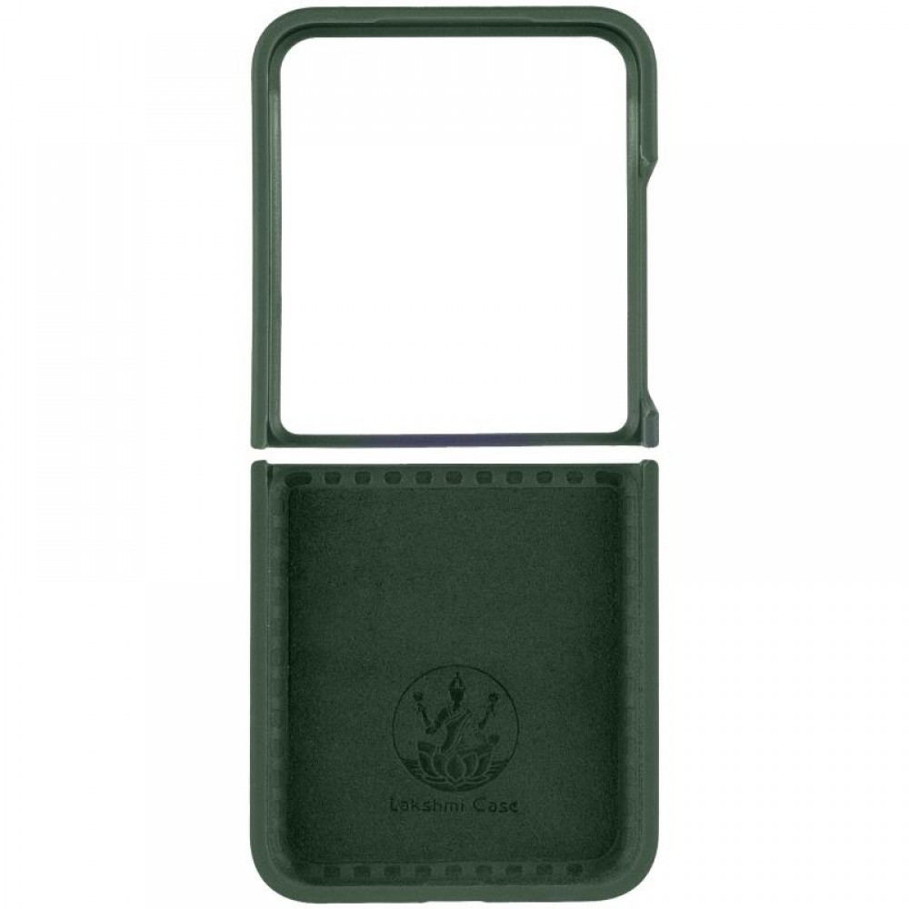 Чохол Foldables Silicone Cover Lakshmi (AAA) для Motorola Razr 50 Зелений / Cyprus Green