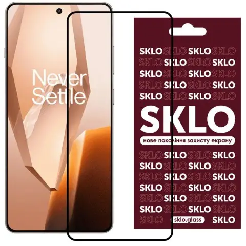 Захисне скло SKLO 3D для OnePlus Nord CE 5 Чорний