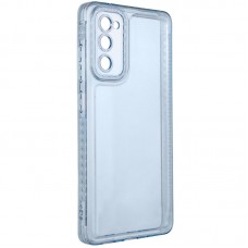 Чохол TPU Starfall Clear для Samsung Galaxy S21 FE Блакитний
