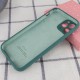 Чохол Silicone Case Full Camera Protective (AA) для Apple iPhone 12 Pro (6.1") Зелений / Pine green