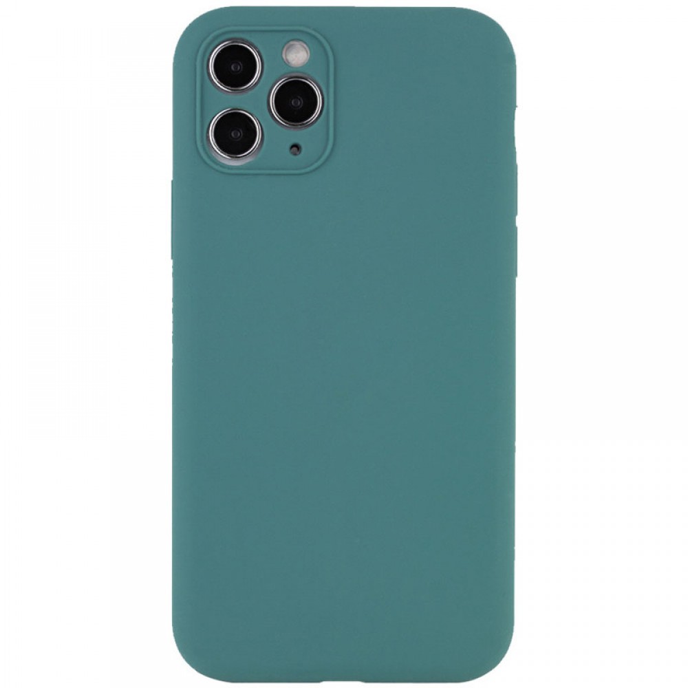 Чохол Silicone Case Full Camera Protective (AA) NO LOGO для Apple iPhone 12 Pro (6.1") Зелений / Pine green Чохол Silicone Case Full Camera Protective (AA) NO LOGO для Apple iPhone 12 Pro (6.1") Зелений / Pine green