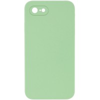 Чохол Silicone Case Square Full Camera Protective (AA) NOLOGO для Apple iPhone 6/6s (4.7") М'ятний / Mint