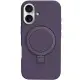 Чохол Silicone Case Full Protective NO LOGO with Ring для Apple iPhone 16 Plus (6.7") Purple