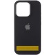 Чохол Silicone Case (AA) Logo with MagSafe для Apple iPhone 17 Pro (6.3") Чорний / Black