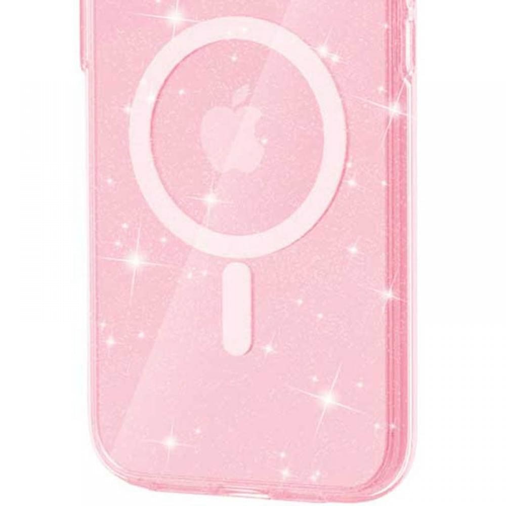 Чехол TPU Galaxy Sparkle (MagFit) для Apple iPhone 16 (6.1")