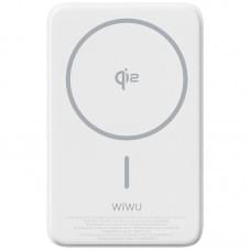 Портативний ЗП Power Bank WIWU Wi-P031 Magnetic з БЗП Qi2 30W 10000 mAh White