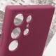 Чохол Silicone Cover Lakshmi Full Camera (AAA) для Samsung Galaxy S23 Ultra Бордовий / Plum