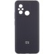 Чохол Silicone Cover Lakshmi Full Camera (AA) with logo для Xiaomi Redmi 12C / Poco C55 Чорний / Black