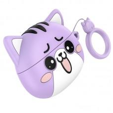 Бездротові TWS навушники Hoco EW48 Purple Cat