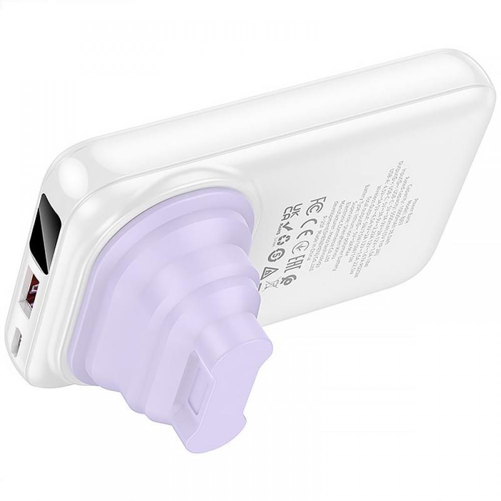 Портативний ЗП Power Bank Borofone BJ83 Ocean 22.5W+PD20W з БЗП 10000 mAh White