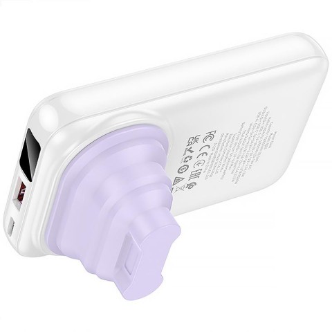 Портативний ЗП Power Bank Borofone BJ83 Ocean 22.5W+PD20W з БЗП 10000 mAh White