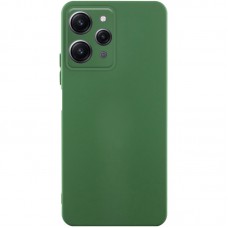 Чохол Silicone Cover Lakshmi Full Camera (AA) для Xiaomi Redmi 12 Зелений / Dark green