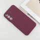Чохол Silicone Cover Lakshmi Full Camera (AAA) для Samsung Galaxy A56 5G Бордовий / Plum