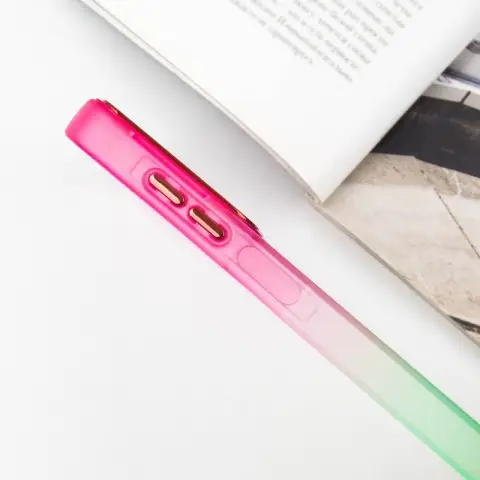 Чохол TPU+PC Fresh sip series для Samsung Galaxy A24 4G Салатовий / Рожевий