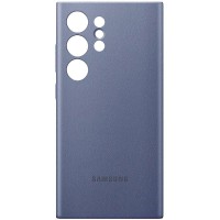 Шкіряний чохол Leather Case (AAA) для Samsung Galaxy S24 Ultra Violet