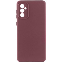 Чохол TPU GETMAN Liquid Silk Full Camera для Samsung Galaxy A35 Бордовий / Marsala