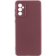 Чохол TPU GETMAN Liquid Silk Full Camera для Samsung Galaxy A35 Бордовий / Marsala