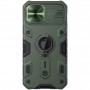 TPU+PC чохол Nillkin CamShield Armor (шторка на камеру) для Apple iPhone 12 Pro Max (6.7") Зелений