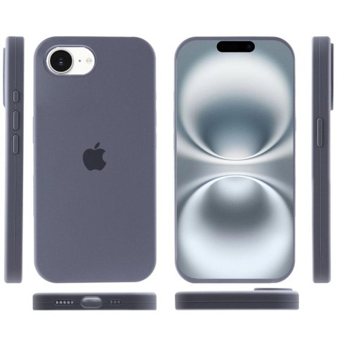 Чохол Silicone Case Full Protective (AA) для Apple iPhone 16e (6.1") Сірий / Lavender Gray