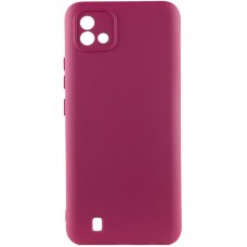 Чохол Silicone Cover Lakshmi Full Camera (A) для Realme C11 (2021) Бордовий / Marsala