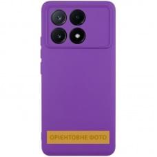Чохол TPU GETMAN Liquid Silk Full Camera для Xiaomi Poco X6 / Note 13 Pro 5G Фіолетовий / Purple